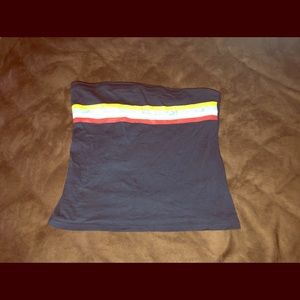 Strapless tube top